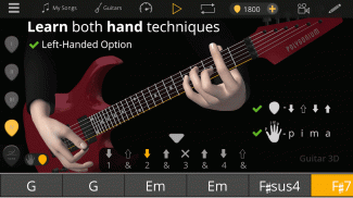 Базовые гитарные аккорды в 3D - Guitar Chords 3D screenshot 3
