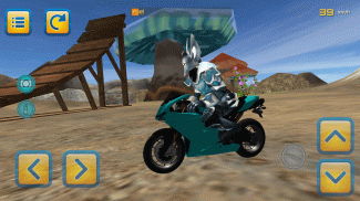 Motorbike Fantasy Warrior Jump screenshot 1