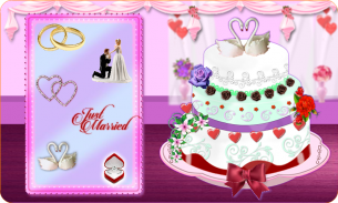 Rose Wedding Cake Maker Games screenshot 0