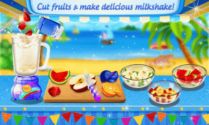 Milkshake Maker Chef Frozen screenshot 0