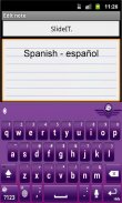SlideIT Spanish Pack screenshot 1