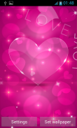 Love Hearts Live Wallpaper screenshot 1