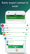 Contacts to Excel & Mail Export screenshot 0