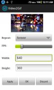 Android Video to Gif Beta screenshot 2