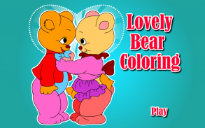 Coloring Game-Lovely Bear screenshot 3