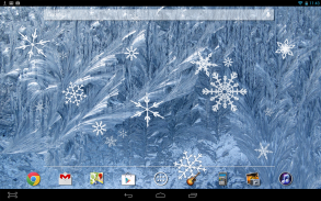 Snowflakes Frozen LWP screenshot 0