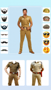 Men Police Suit Photo Editor screenshot 1
