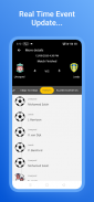 Live-Fußball-App: Live-Statistiken | Live Score screenshot 1