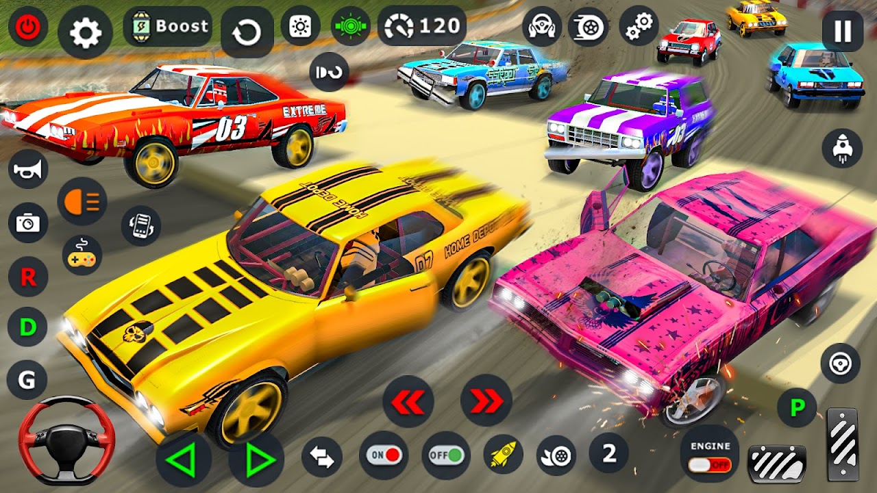 2 Player Car Race Games. Demolition derby car by Gadget Software  Development and Research LLC