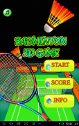 Badminton 3D Game screenshot 1