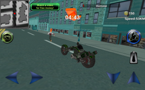 Полиция Sci Fi Bike Rider 3D screenshot 3