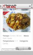 Recetas para la olla GM Alfa screenshot 0