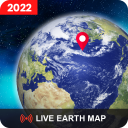 Earth Map Satellite: View Icon