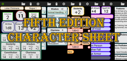 Fifth Edition Character Sheet