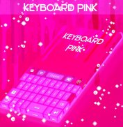 Pink Keyboard GO Theme screenshot 0