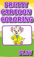 Coloring Game-Pretty Cartoon screenshot 9