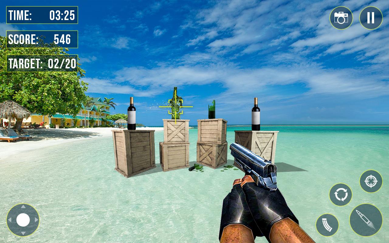 Offline Bottle Shooting Games APK for Android Download