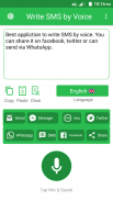 Menulis SMS dengan suara screenshot 1