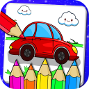 Cars Coloring & Drawing Book Icon