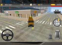 Schoolbus Sürüş 3D Sim 2 screenshot 1