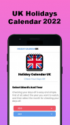 UK Calendar - British Holidays screenshot 5