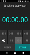 Speaking Stopwatch screenshot 0