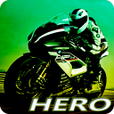Héroe de Moto Icon