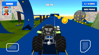 Baby Monster Truck Hot Racing screenshot 1