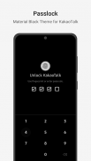 MaterialBlack－KakaoTalk Theme screenshot 3