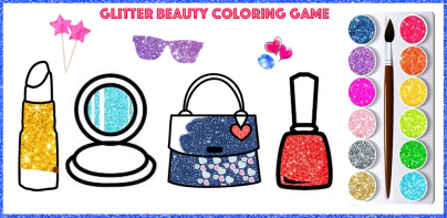 Glitter Beauty Coloring Book