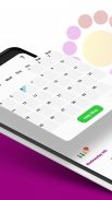 MyDays X - Calendario de ovulación y periodo screenshot 2