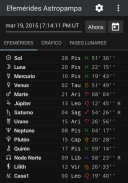 Efemérides Astrológicas screenshot 0