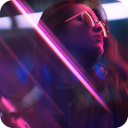 Neon Photo Editor Icon