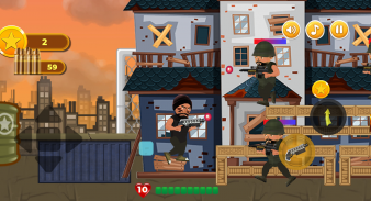 Revenge of Hero : Action 2D Platform Shooter Games screenshot 0