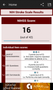 NIH Stroke Scale (NIHSS) screenshot 2