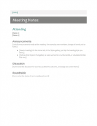 Meeting Minutes & Notes Office Templates screenshot 10