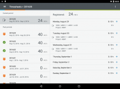 Unit4 Timesheets screenshot 1