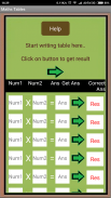 Maths Tables screenshot 2