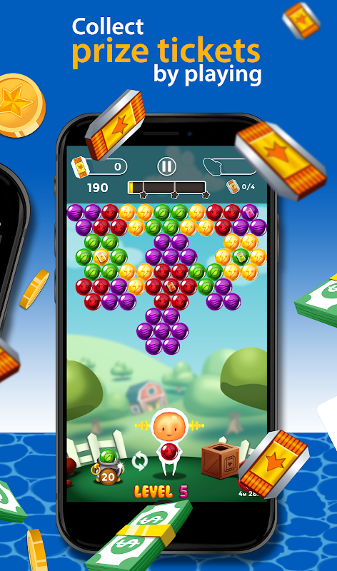 [PAGANDO NA HORA] Bubble Shooter App de JOGO que PAGA de