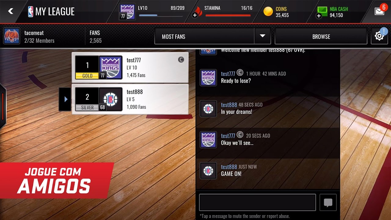 NBA Live Mobile Android - Jogo de BASQUETE para CELULAR 