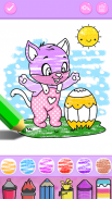 Cute Kitty Coloring Glitter screenshot 4