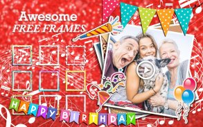 Buon compleanno Photo Maker screenshot 2