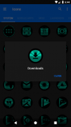 Oreo Teal Icon Pack Free screenshot 12