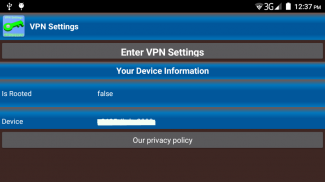 Invoke VPN Settings screenshot 1