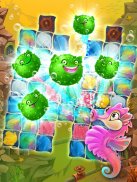 Mermaid -puzzle match-3 trésor screenshot 3
