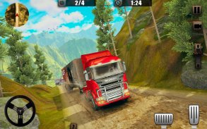 Off-Road USA Trucker Muddy Driving: Heavy Cargo screenshot 3