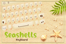 Sea Shells Keyboard screenshot 2