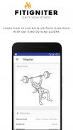 FitIgniter - Exercise, Workout and Nutrition screenshot 0