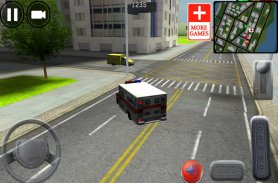 City Ambulance Driving 3D screenshot 0