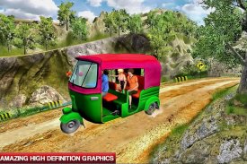 Mountain Auto Tuk Tuk Rickshaw : New Games 2020 screenshot 3